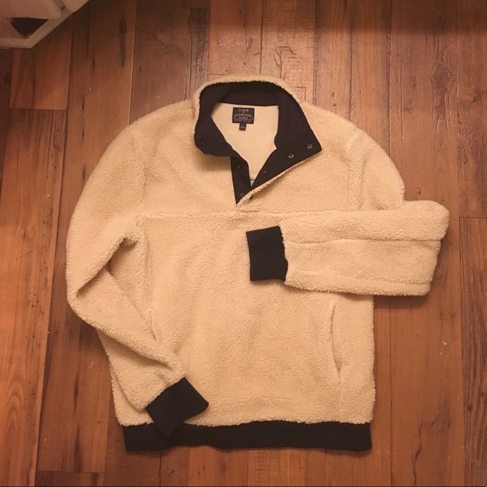 J.Crew Sherpa Fleece Pullover